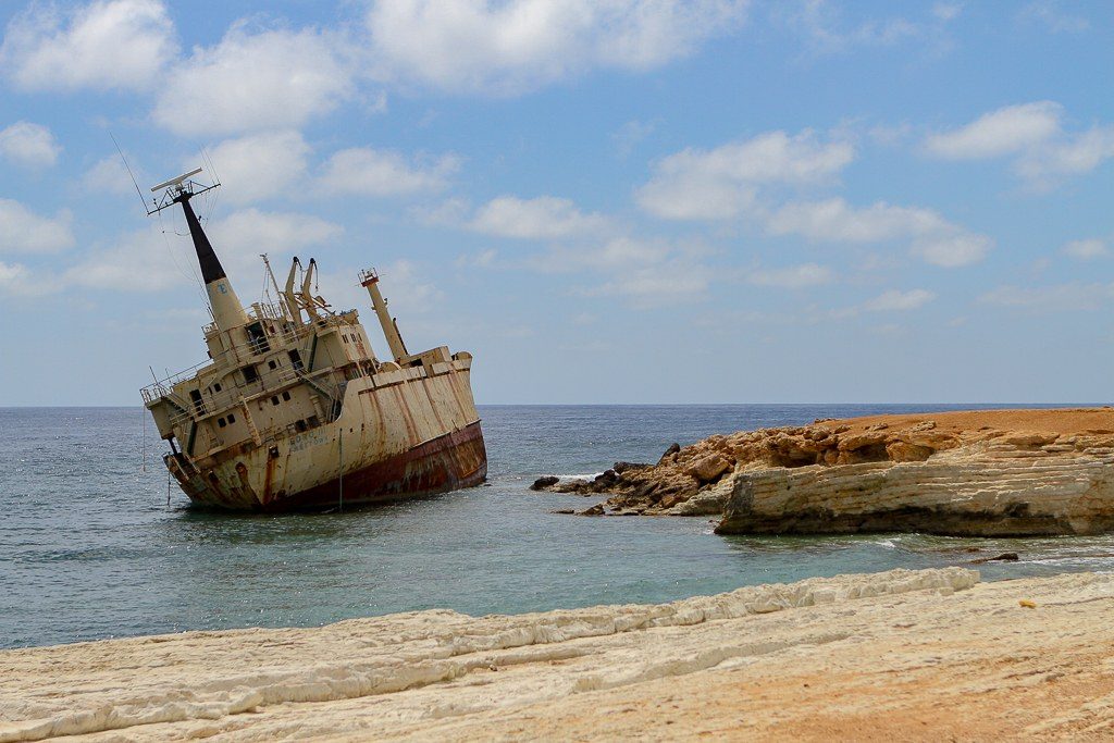 ספינה טרופה בקפריסין