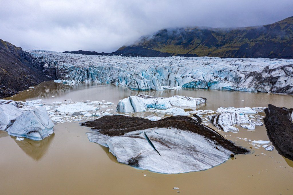 לגונת הקרחונים באיסלנד Svinafelljokull
