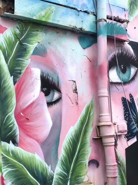 ציור גרפיטי על הקיר