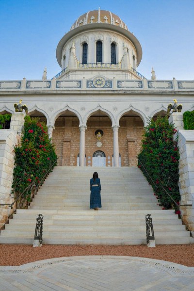 מדרגות מקדש הבאהב חיפה