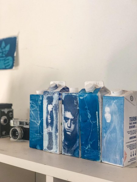 סדנת סיאנוטריפ בסטודיו של נועה זני