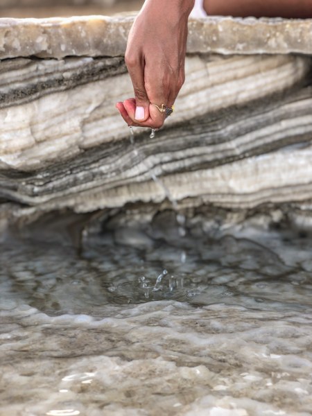 יהלומי מלח במסגרת שייט בים המלח